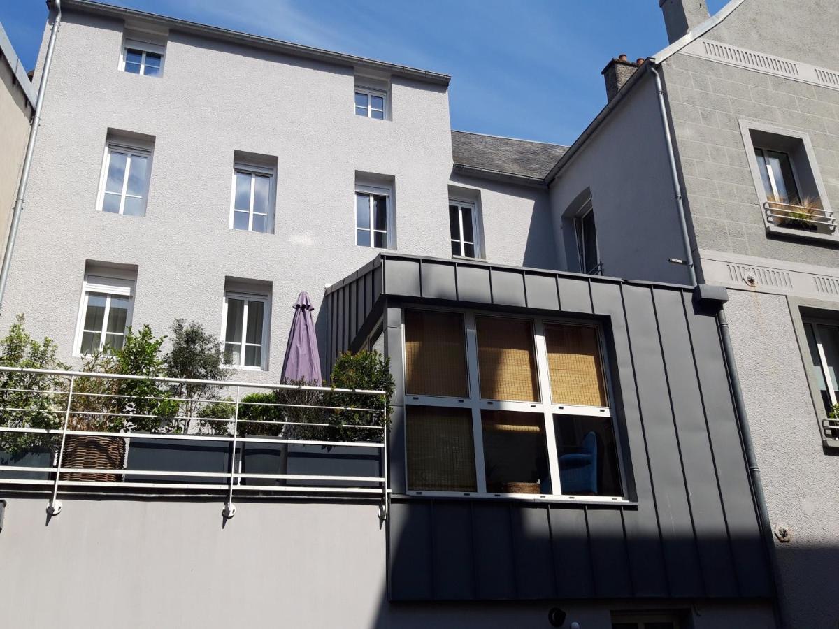 Agreables Chambres Independantes - Coutances Centre Bagian luar foto